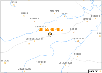 map of Qingshuping