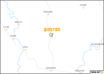 map of Qingtan