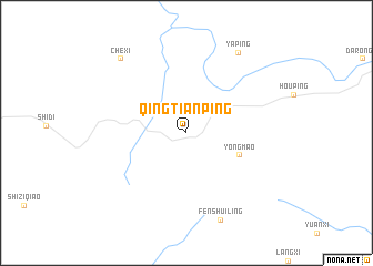 map of Qingtianping