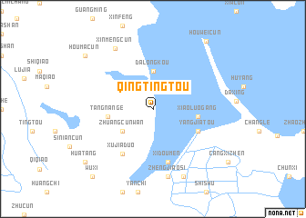 map of Qingtingtou