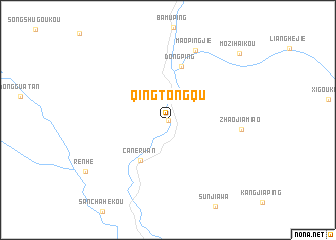 map of Qingtongqu