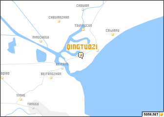 map of Qingtuozi