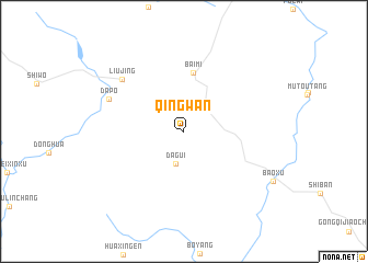 map of Qingwan