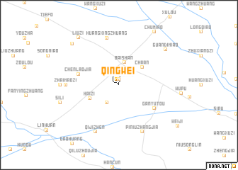 map of Qingwei
