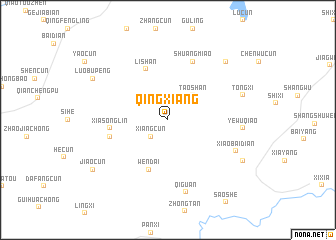 map of Qingxiang