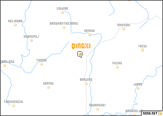 map of Qingxi