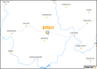 map of Qingxi