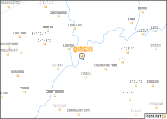 map of Qingxi