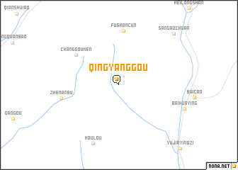 map of Qingyanggou