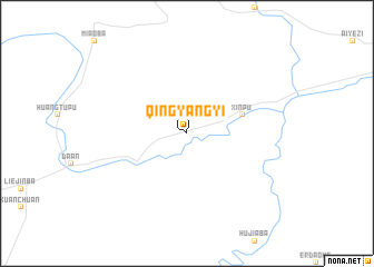 map of Qingyangyi