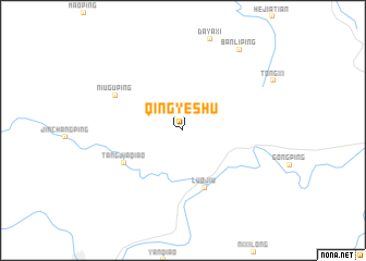 map of Qingyeshu
