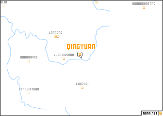 map of Qingyuan