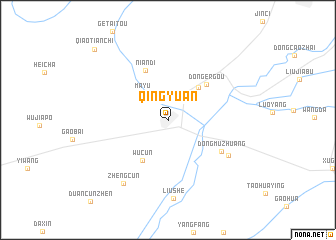 map of Qingyuan