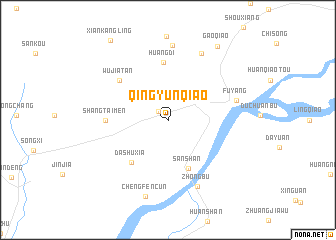 map of Qingyunqiao