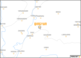 map of Qingyun
