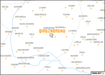 map of Qingzhonghu