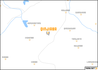 map of Qinjiaba