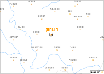 map of Qinlin