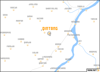 map of Qintang