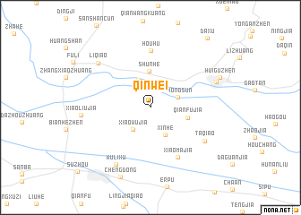 map of Qinwei