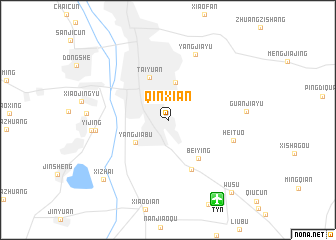 map of Qinxian