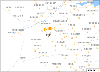 map of Qinxi