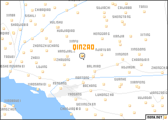 map of Qinzao