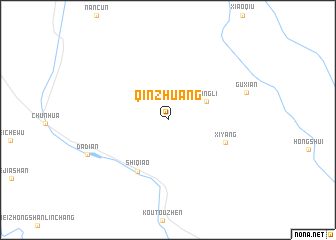 map of Qinzhuang