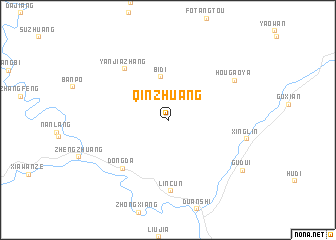 map of Qinzhuang