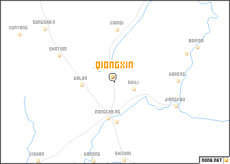 map of Qiongxin