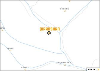 map of Qipanshan