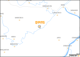 map of Qiping