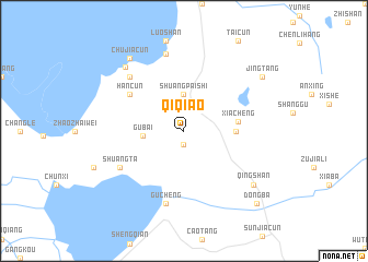 map of Qiqiao