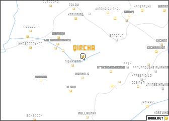 map of Qīrcha