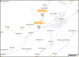 map of Qırıqlı