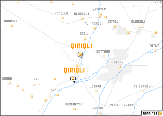 map of Qırıqlı