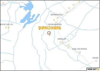 map of Qırmızıkǝnd