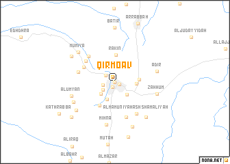 map of Qīr Moāv