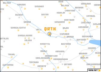 map of Qirtik