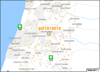 map of Qiryat Arye