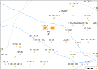 map of Qishan