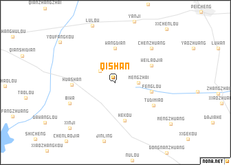 map of Qishan