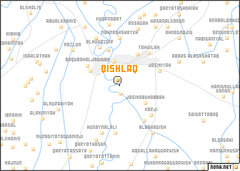 map of Qishlāq