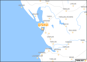 map of Qishui
