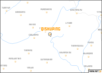 map of Qishuping