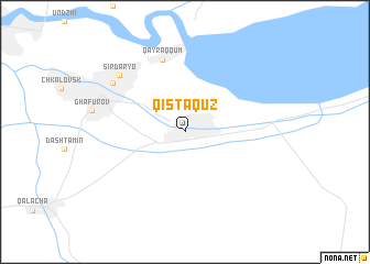 map of Qistaqŭz