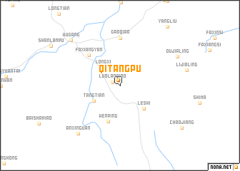 map of Qitangpu