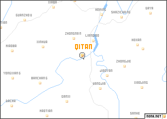 map of Qitan