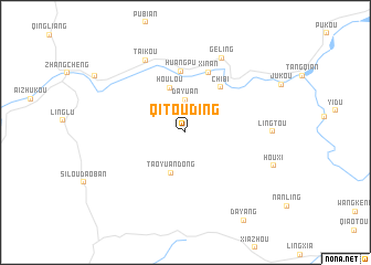 map of Qitouding