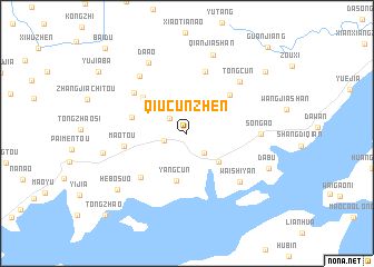 map of Qiucunzhen